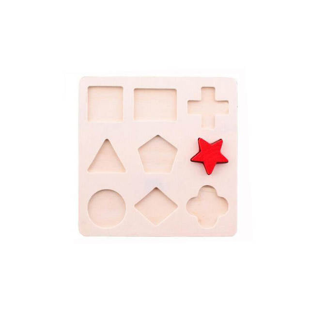 Geometrical shape coghition board