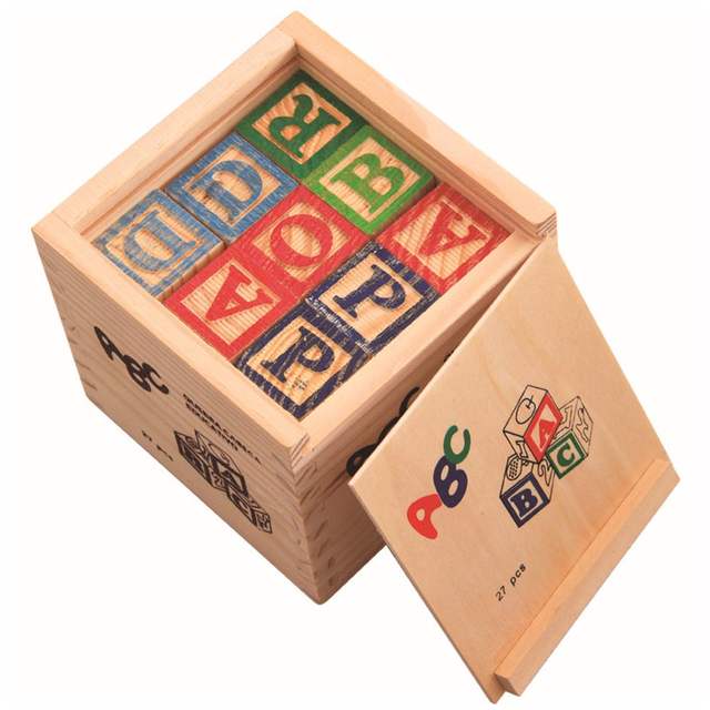 Wooden Alphabet blocks