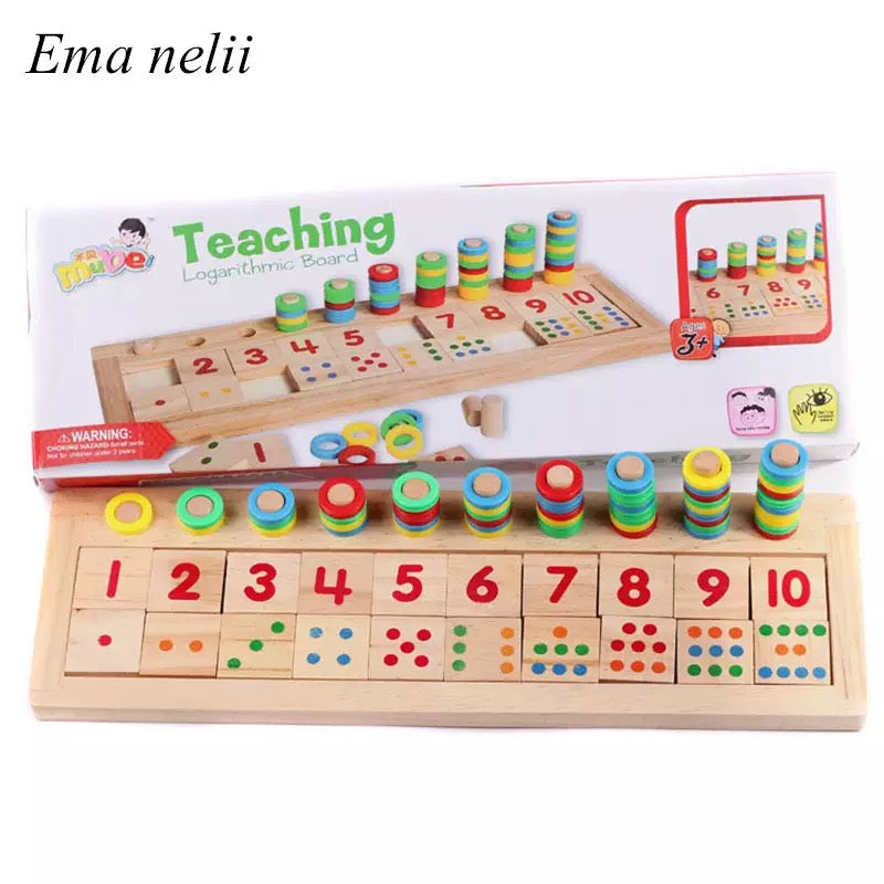 Wooden learning board