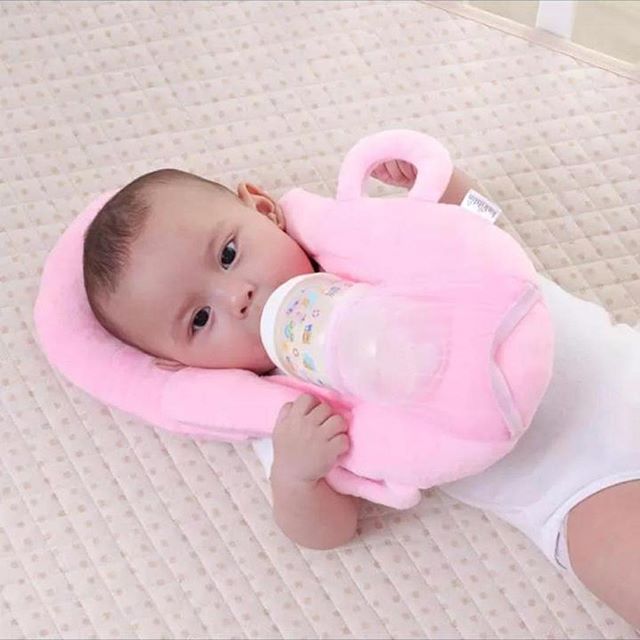 Baby Bottle holder Pillow