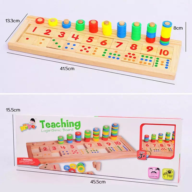 Wooden learning board
