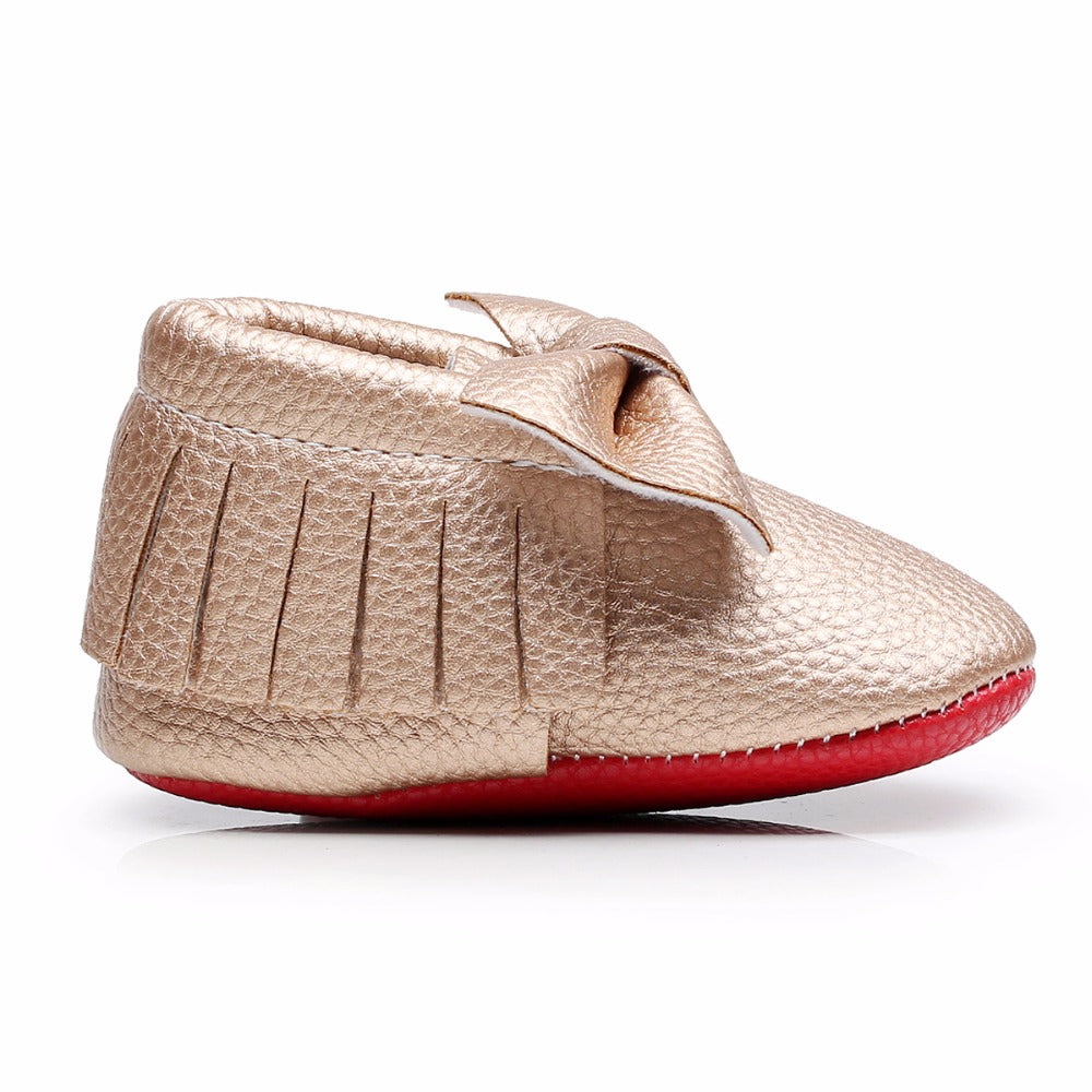 Girls Bow Red Bottom shoes