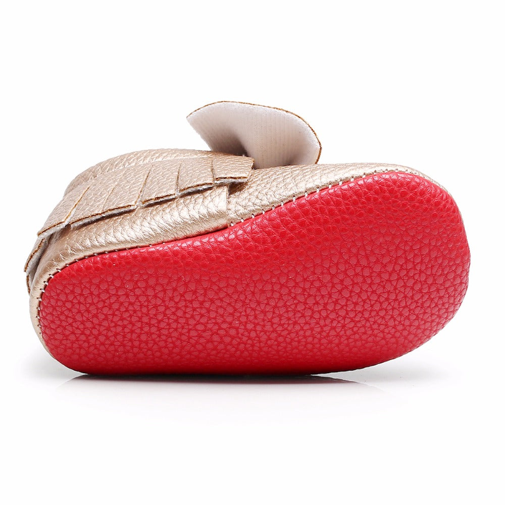 Girls Bow Red Bottom shoes
