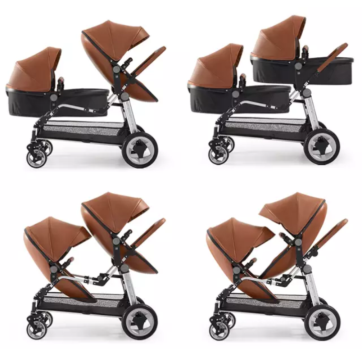 Leather Twin Strollers