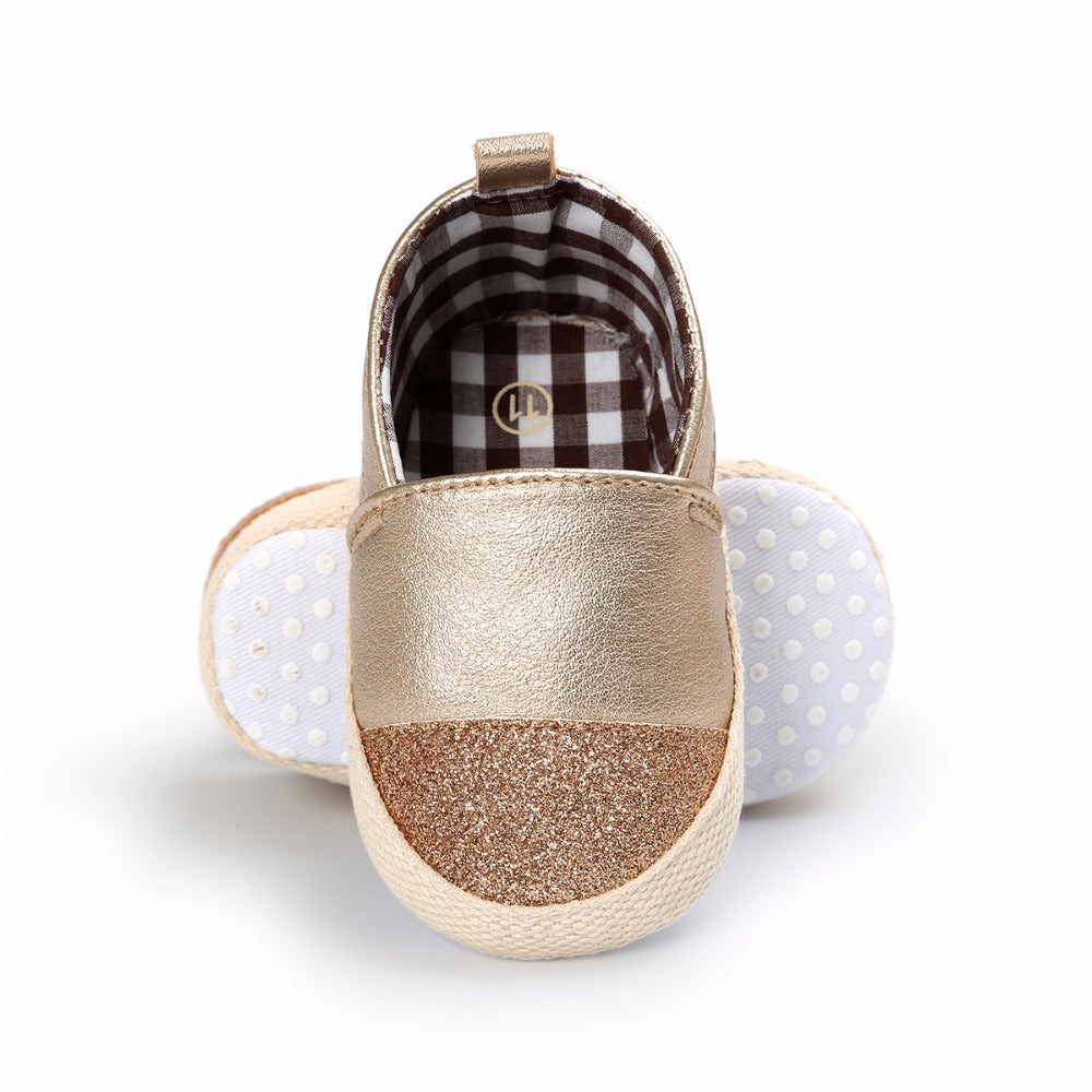 Pu leather baby moccasins