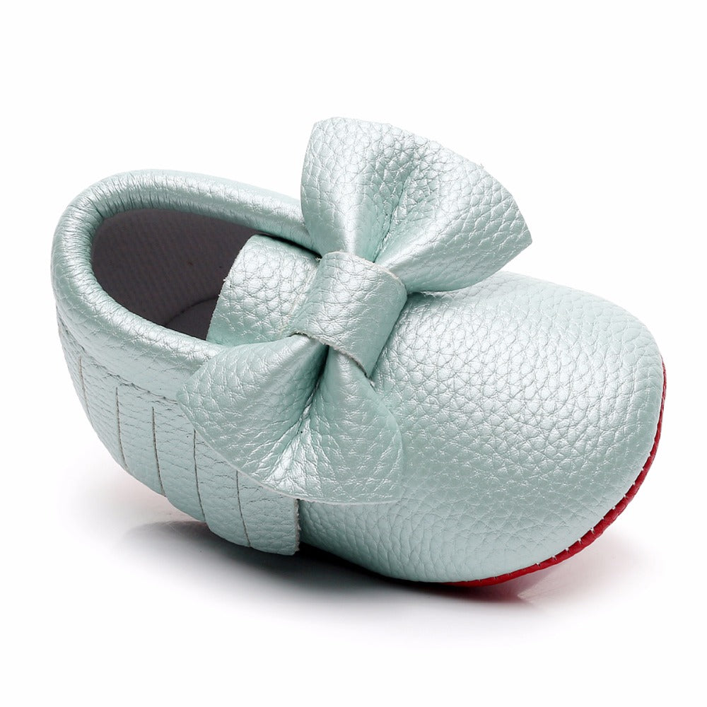 Girls Bow Red Bottom shoes