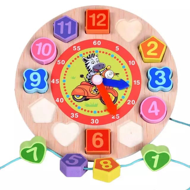 Wooden Learning Clock
