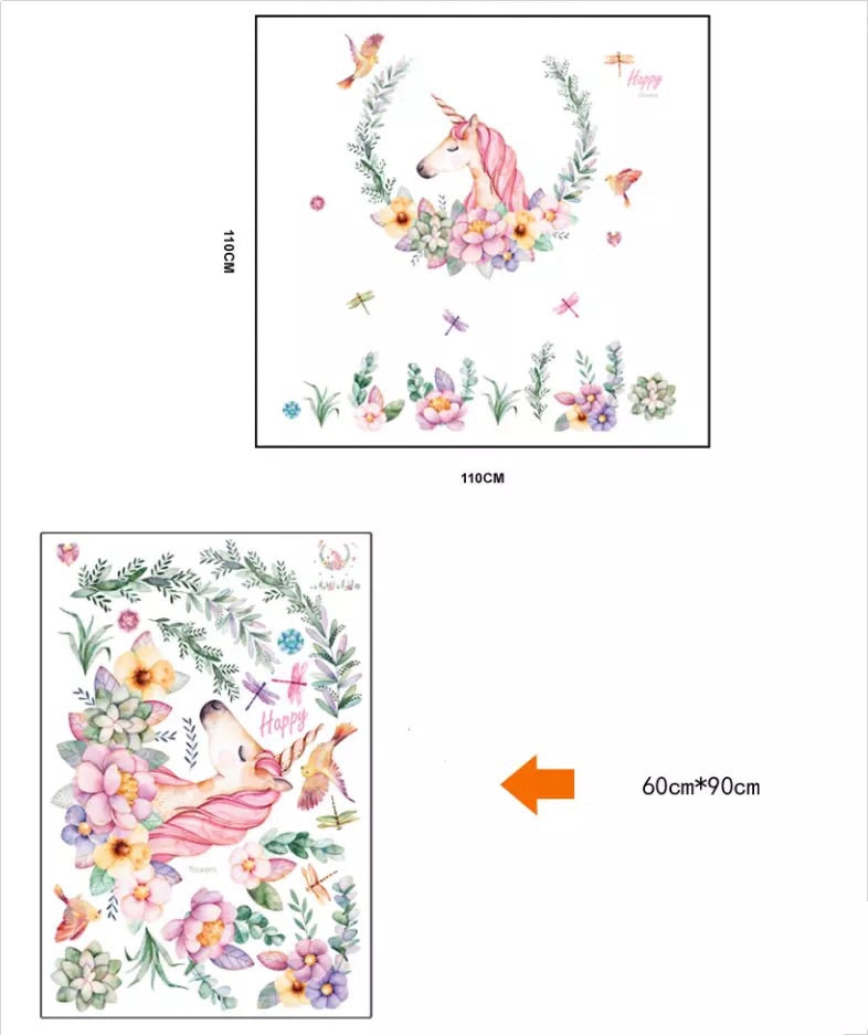 Baby girl Bedroom/ Nursery wall decals