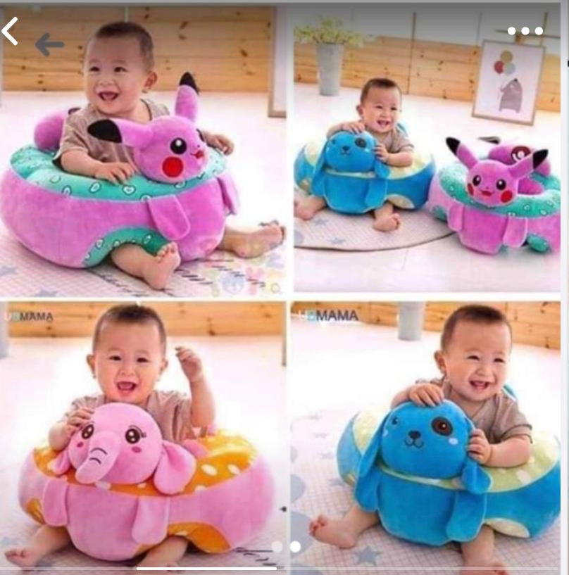 Plush baby sofa