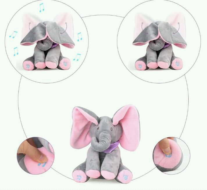 Peek a boo Plush toy