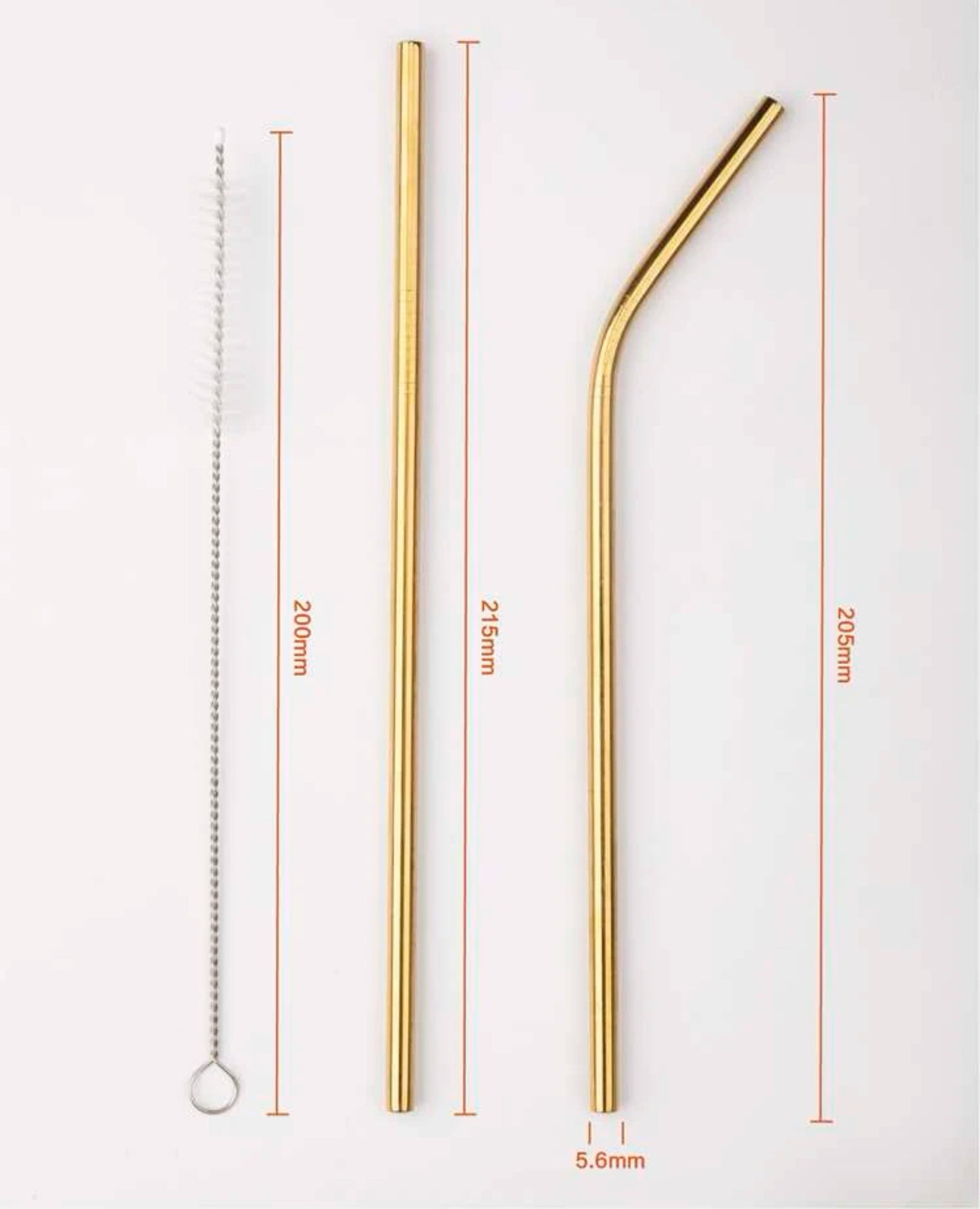 Stainless steel straws