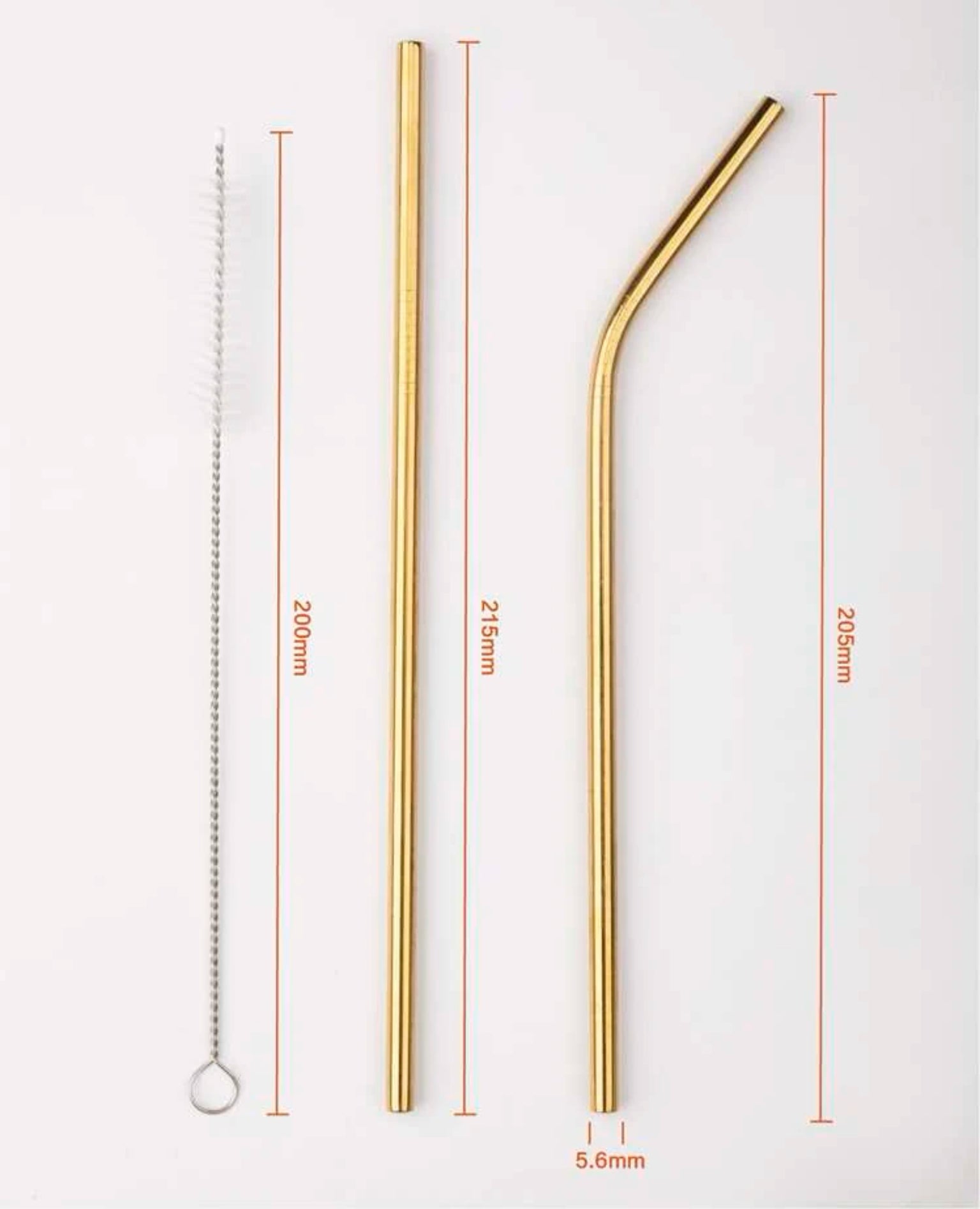 Stainless steel straws