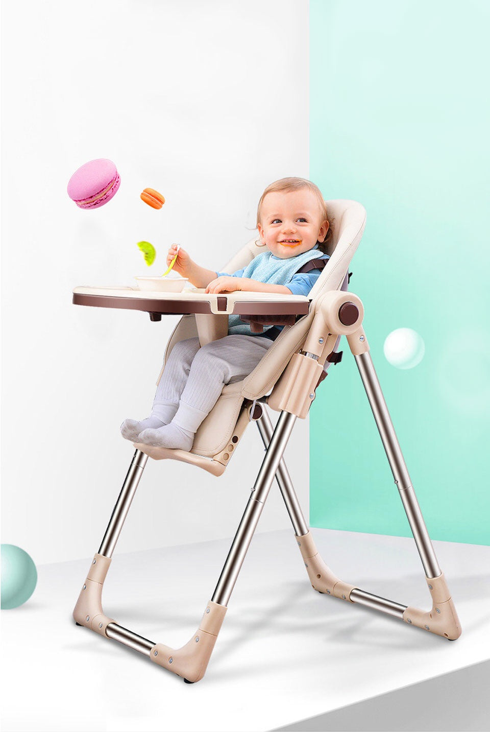 Luxury baby feeding high chair