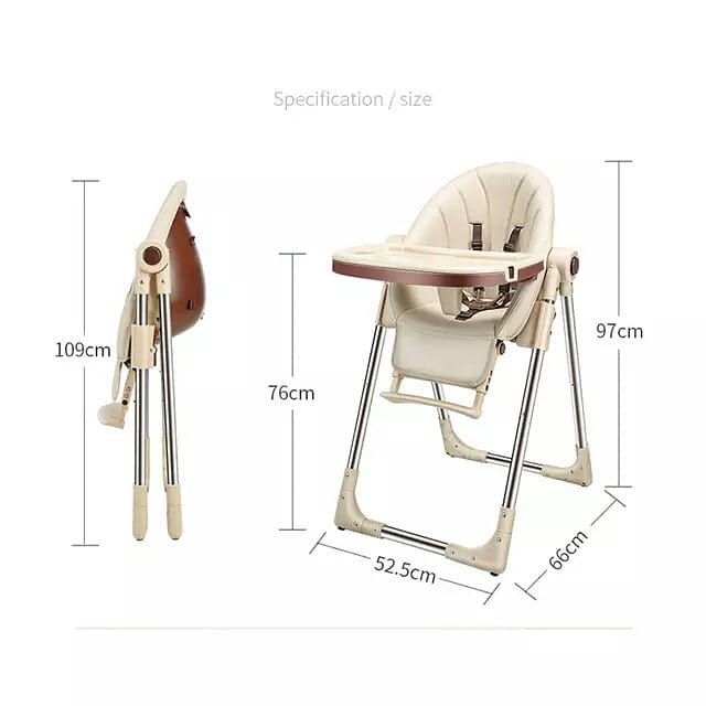 Luxury baby feeding high chair