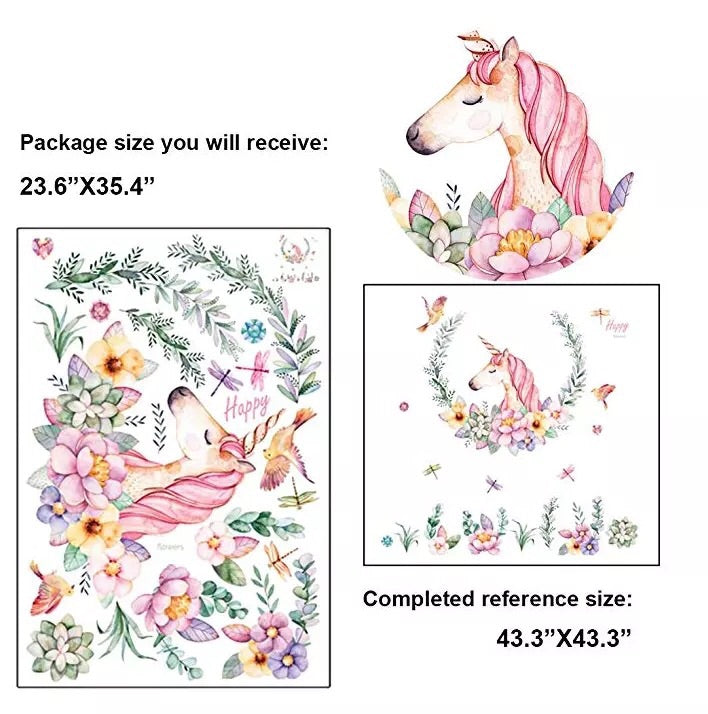 Baby girl Bedroom/ Nursery wall decals