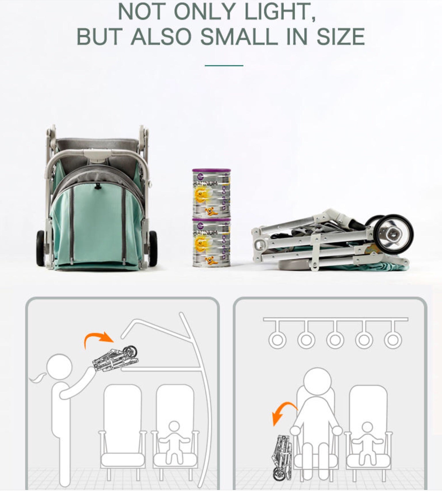 Cynebaby Lightweight Travel Stroller