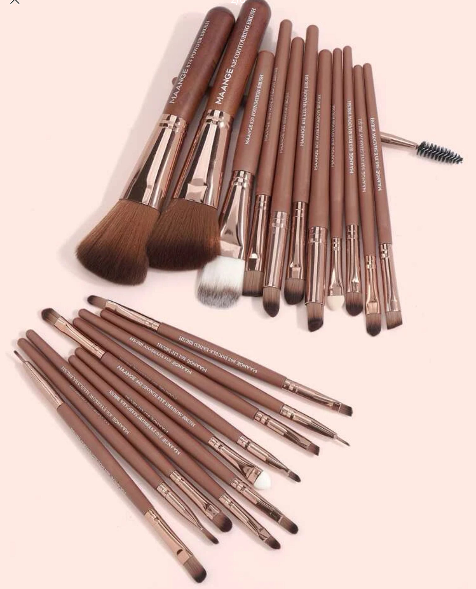 Make up brush set