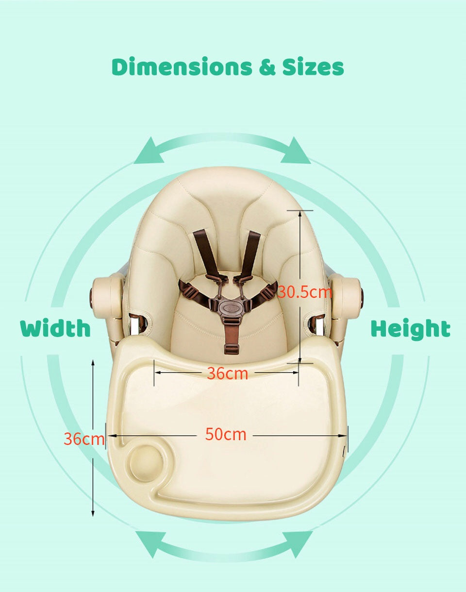 Luxury baby feeding high chair