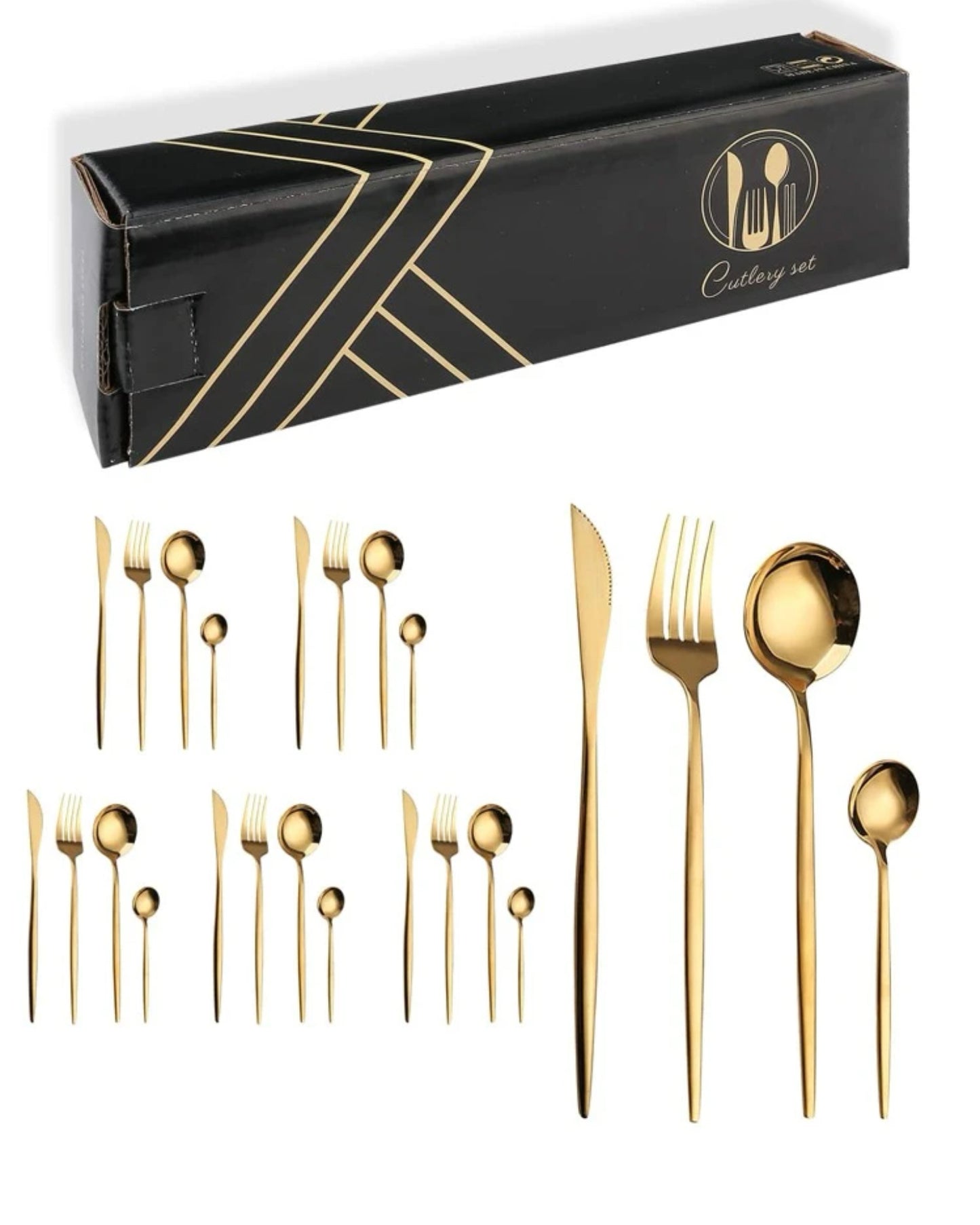 24 Pcs Cutlery
