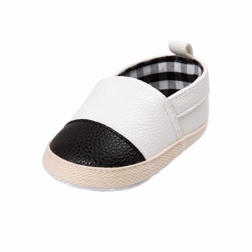 Pu leather baby moccasins